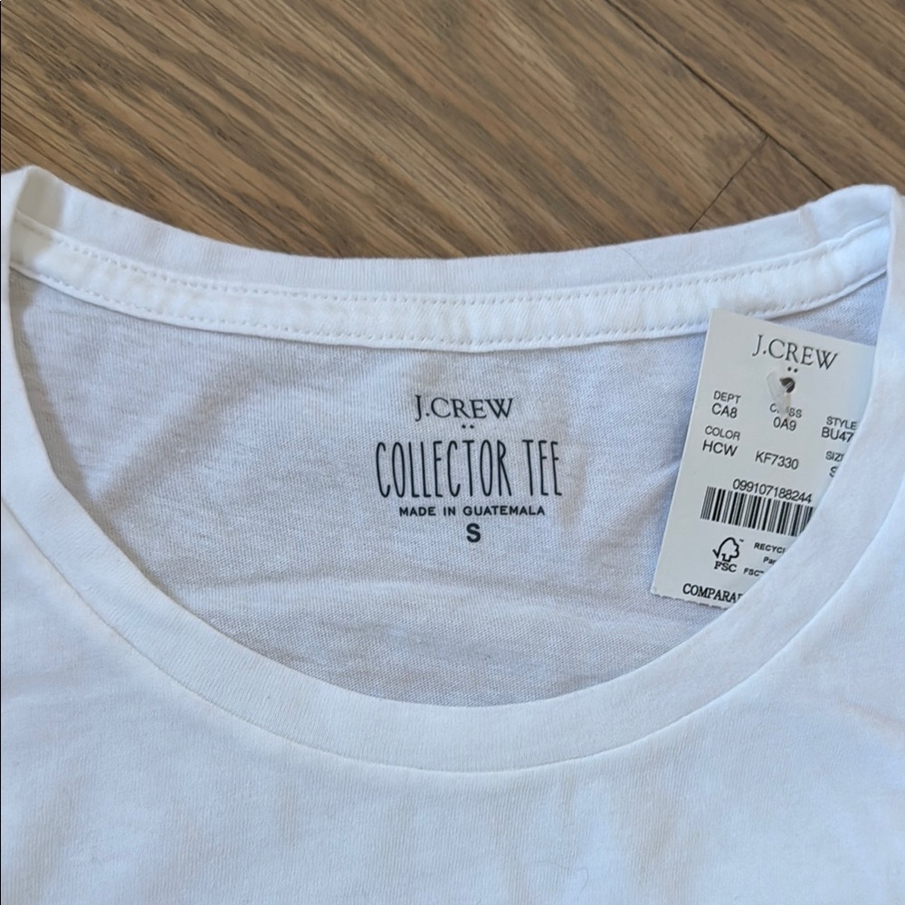 J Crew Holiday Crew Long Sleeve Tee - Picture 2 of 4